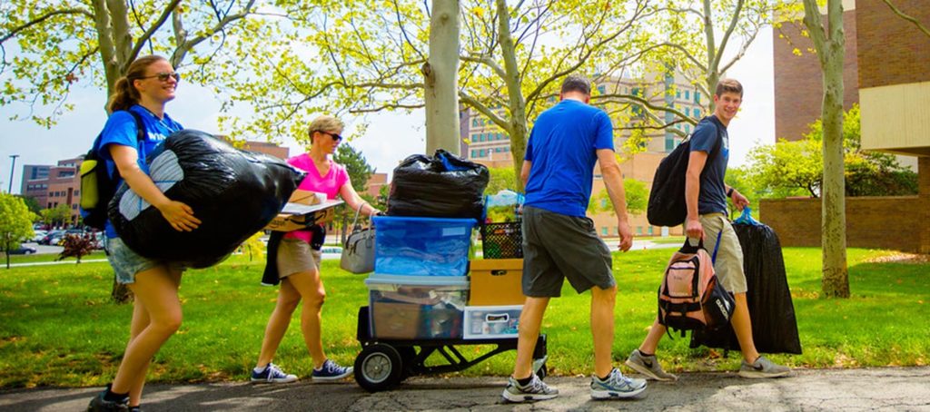 Student moving into UB