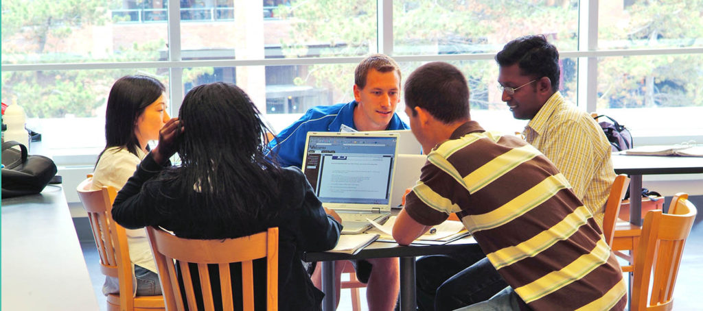 Graduate Students in Communications in the Alfiero Center